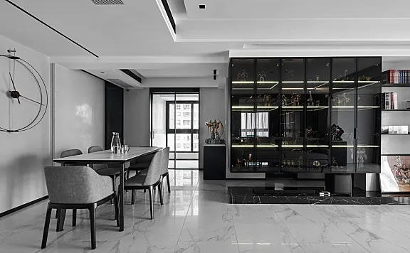 力设计 新作丨手办一面墙 江边一套房