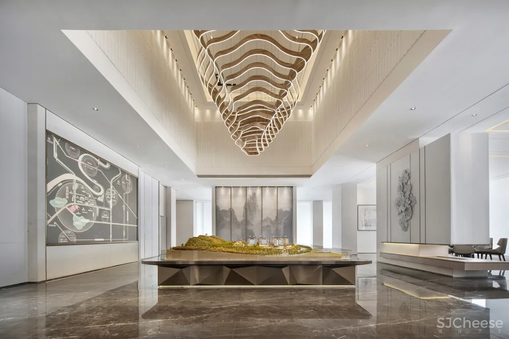 则灵艺术丨熙湖悦著353㎡跃层体验馆:趣味生活