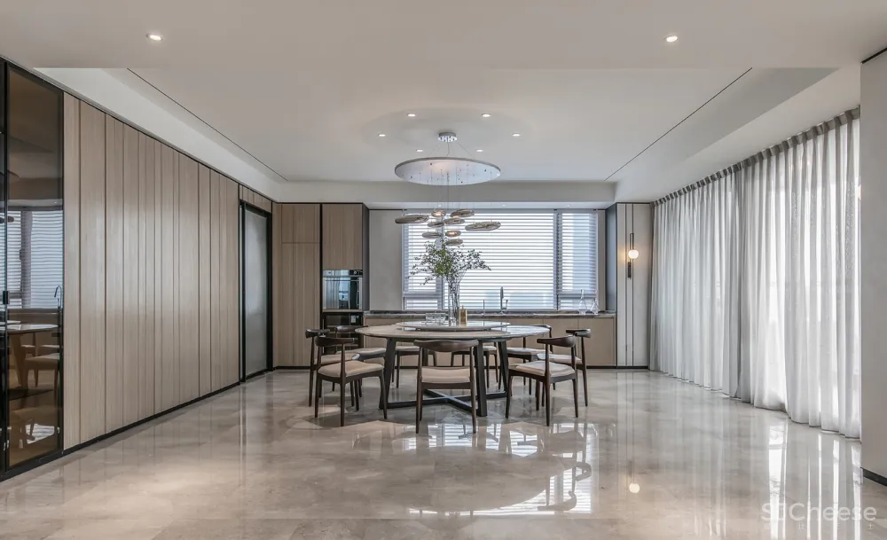 鸿艺源设计丨深圳壹方中心私宅:静雅新中式,风韵自清逸