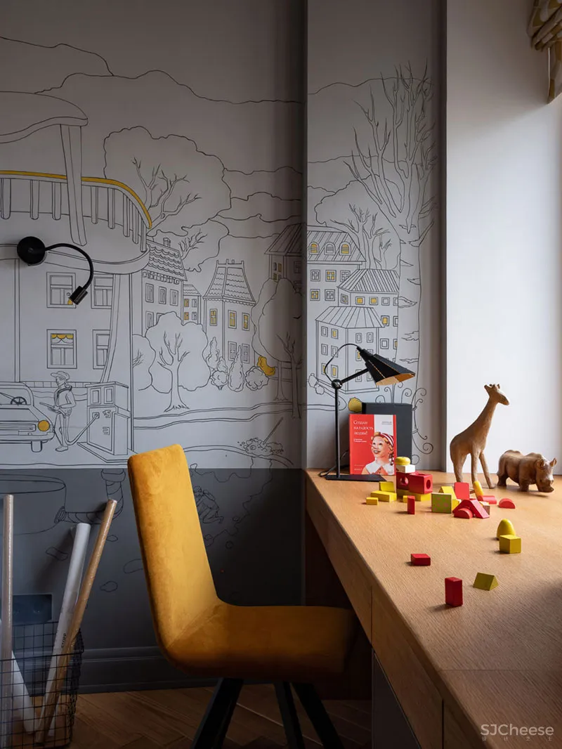 莫斯科一间135平米新艺术运动风格公寓设计