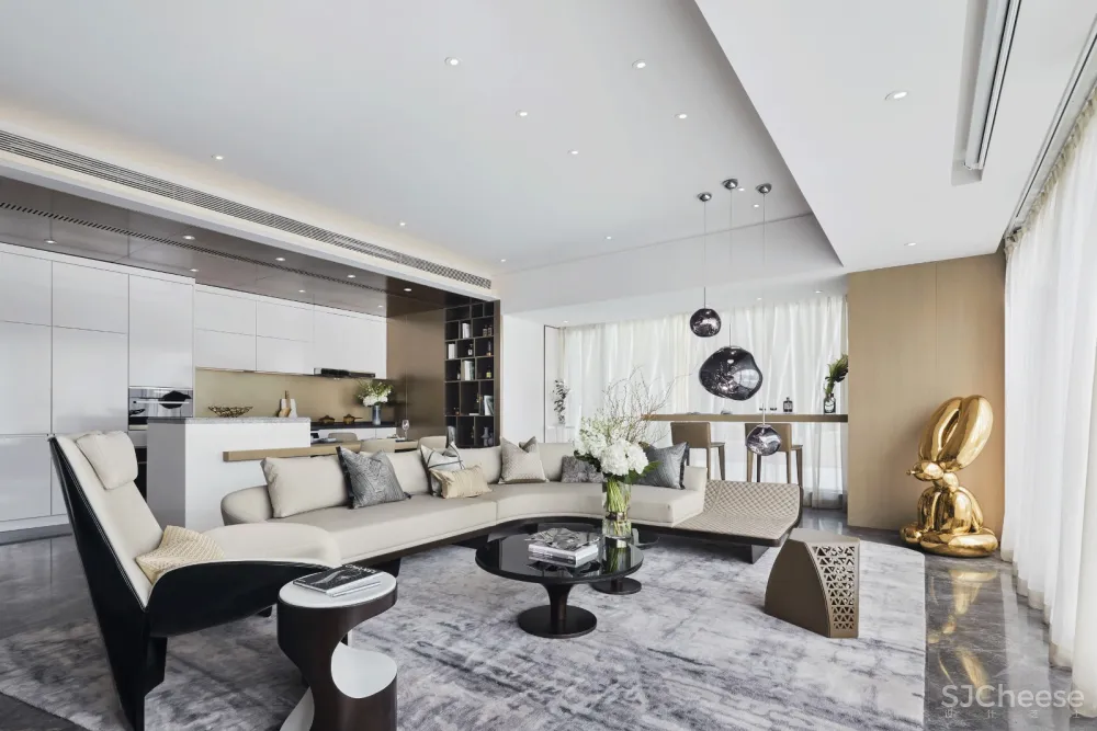 CCD&朴悦设计联袂新作 | 170㎡顶级大平层公寓设计,打造极致细节!