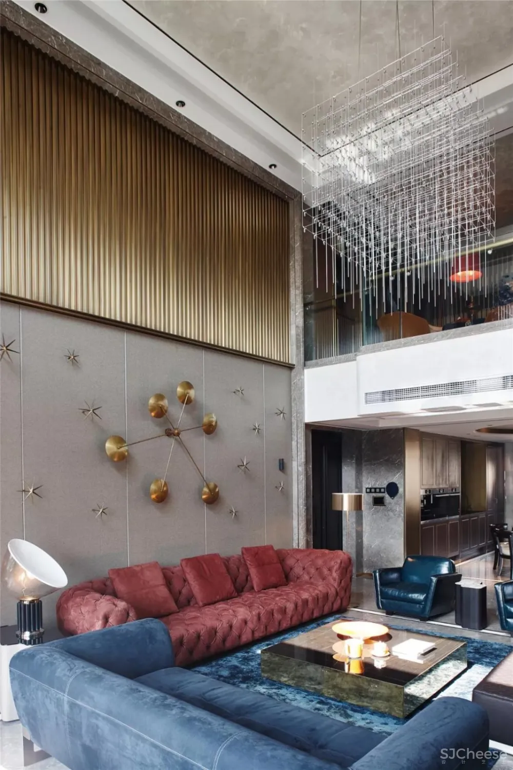 名仕汇设计 | 450㎡顶层复式的摩登与优雅!