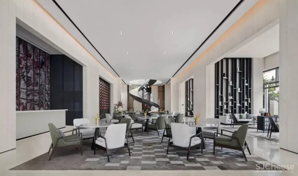 李益中空间设计新作 | 1000㎡俊逸灵动的美学馆体验式的“去销售化”售楼空间,融功能性于艺术氛围中!