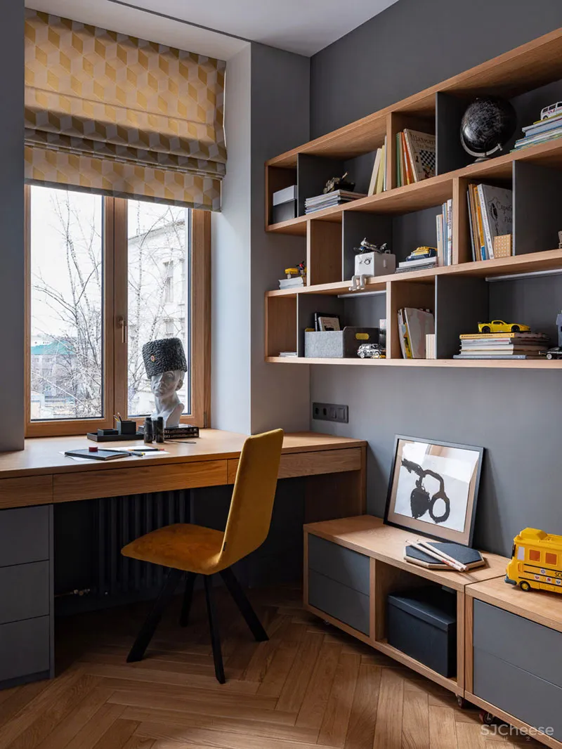 莫斯科一间135平米新艺术运动风格公寓设计