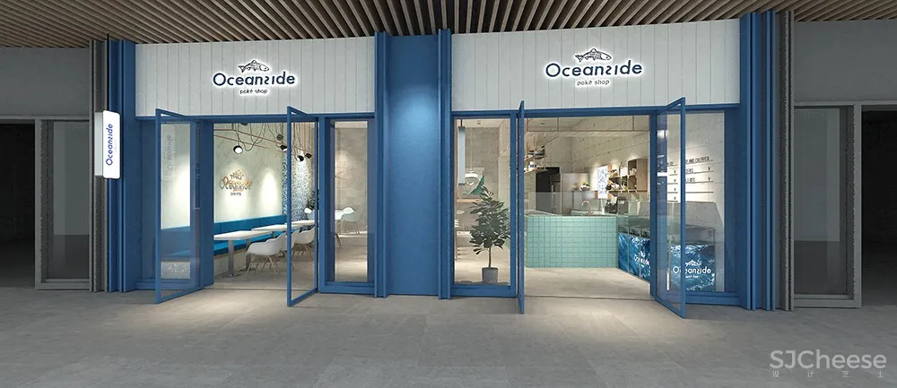 夏威夷风情的海滨轻食餐厅设计