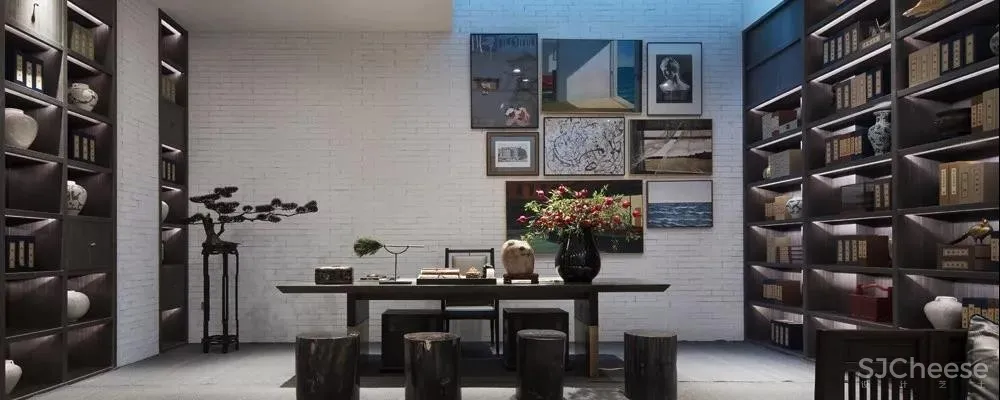 415㎡新中式别墅样板间设计，气度非凡！