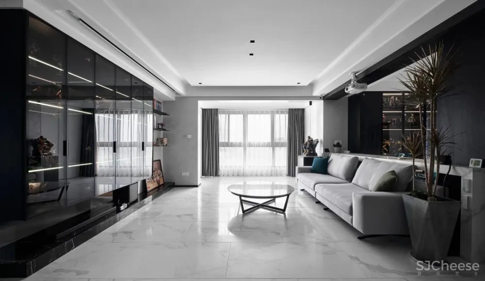 力设计 新作丨手办一面墙 江边一套房