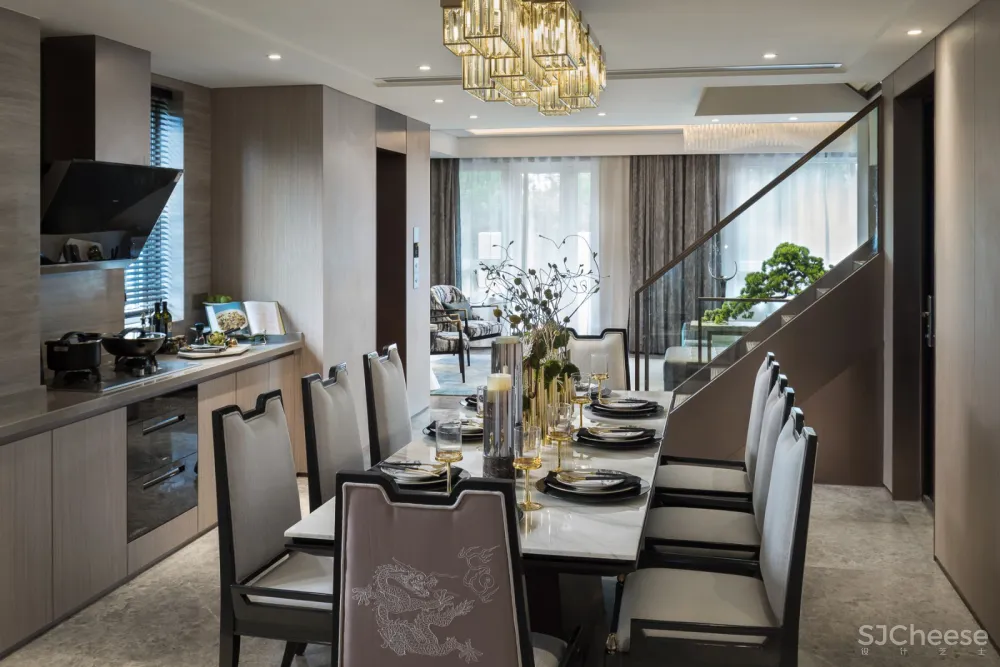 则灵艺术丨熙湖悦著353㎡跃层体验馆:趣味生活