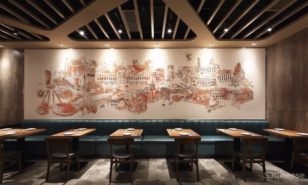 青岛餐饮空间设计【艺鼎新作】与必胜客一起 走进地中海的和煦风情