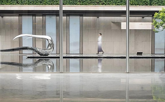 李益中空间设计新作 | 1000㎡俊逸灵动的美学馆体验式的“去销售化”售楼空间,融功能性于艺术氛围中!