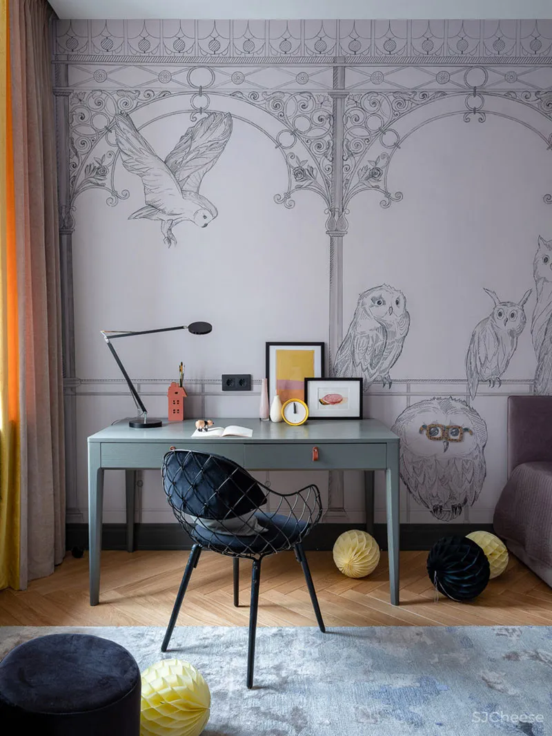 莫斯科一间135平米新艺术运动风格公寓设计