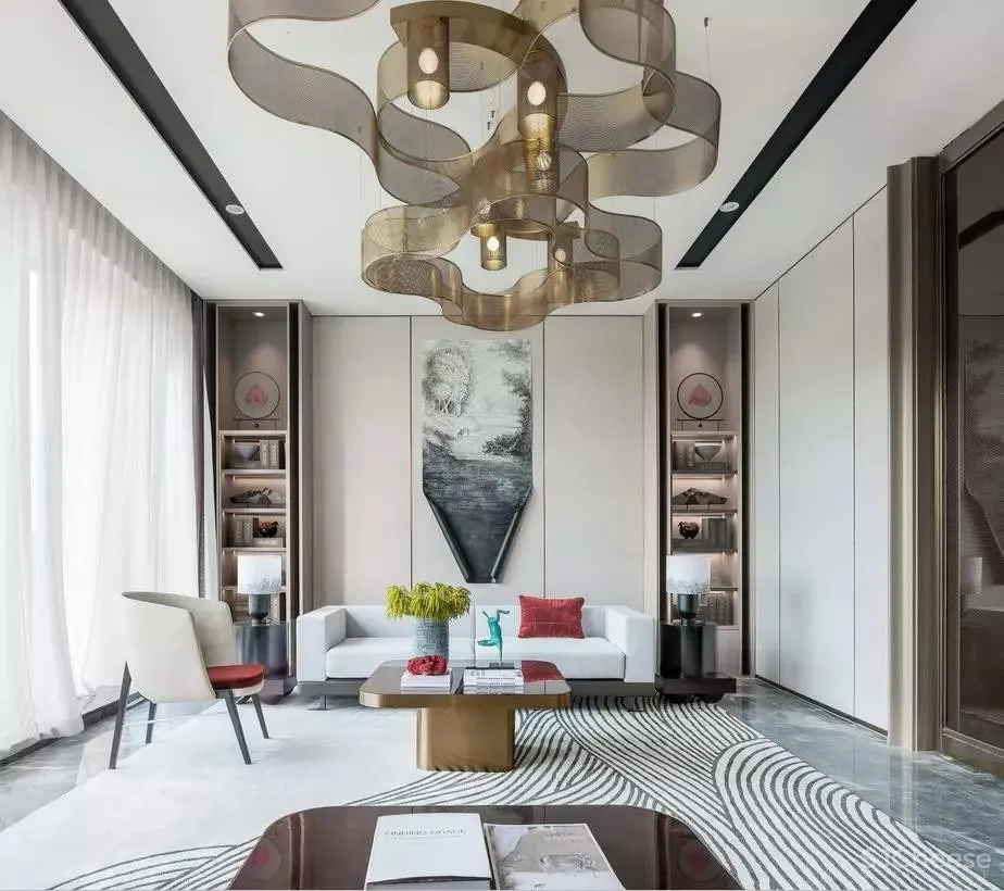 新作 | 1600㎡现代中式轻奢美学体验营销中心