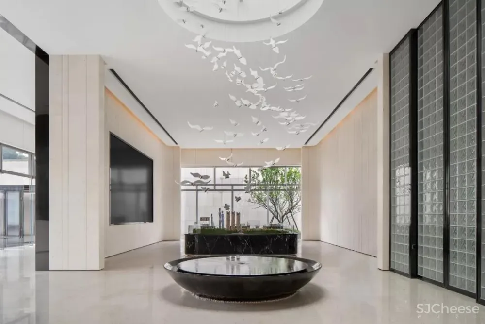 李益中空间设计新作 | 1000㎡俊逸灵动的美学馆体验式的“去销售化”售楼空间,融功能性于艺术氛围中!