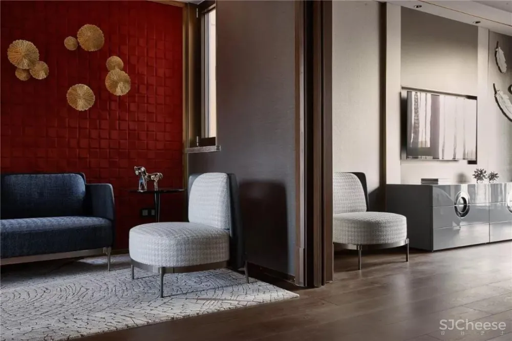 名仕汇设计 | 450㎡顶层复式的摩登与优雅!