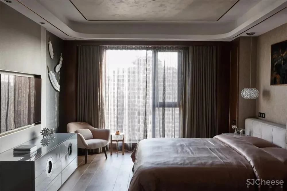 名仕汇设计 | 450㎡顶层复式的摩登与优雅!