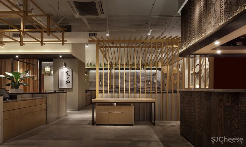 深圳市罗湖区餐厅空间设计,“艺鼎新作”,乡村馆,唤醒儿时对乡村的记忆