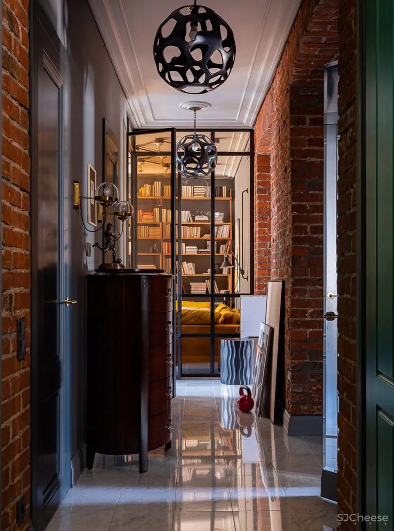 莫斯科一间135平米新艺术运动风格公寓设计