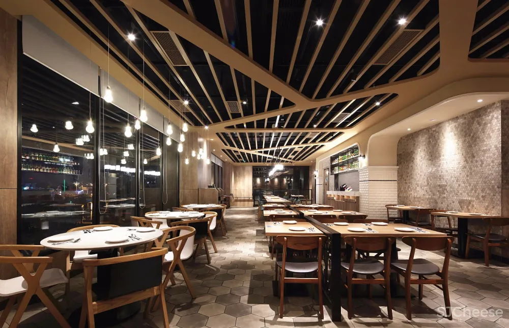 青岛餐饮空间设计【艺鼎新作】与必胜客一起 走进地中海的和煦风情