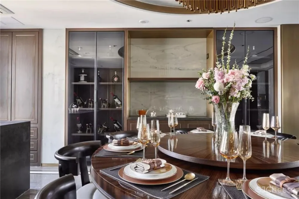 名仕汇设计 | 450㎡顶层复式的摩登与优雅!