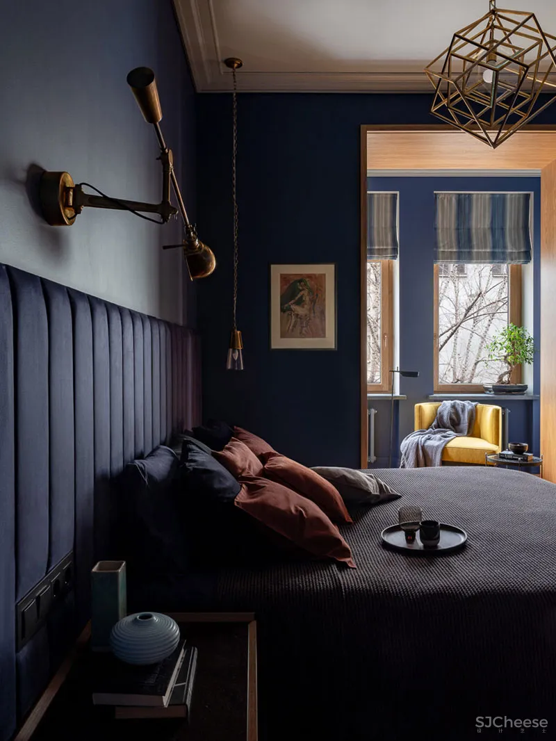 莫斯科一间135平米新艺术运动风格公寓设计