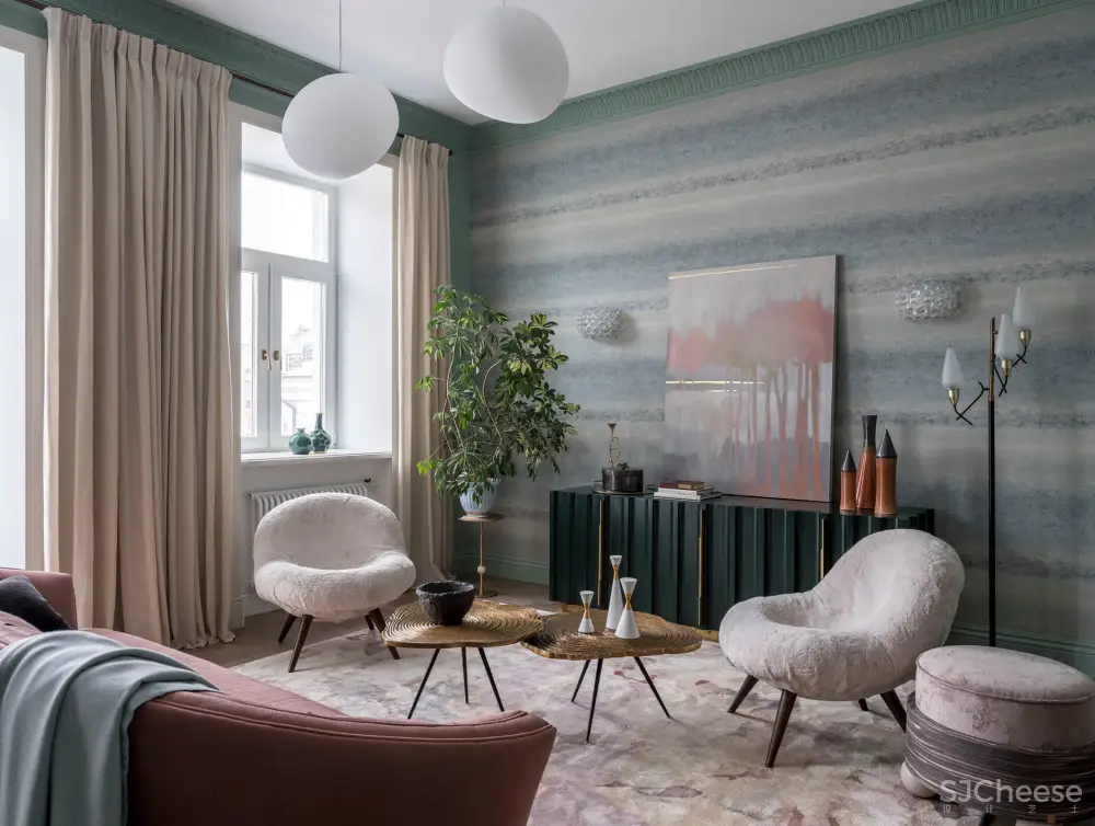 Anna Clark | 俄罗斯一间19世纪浪漫复古公寓