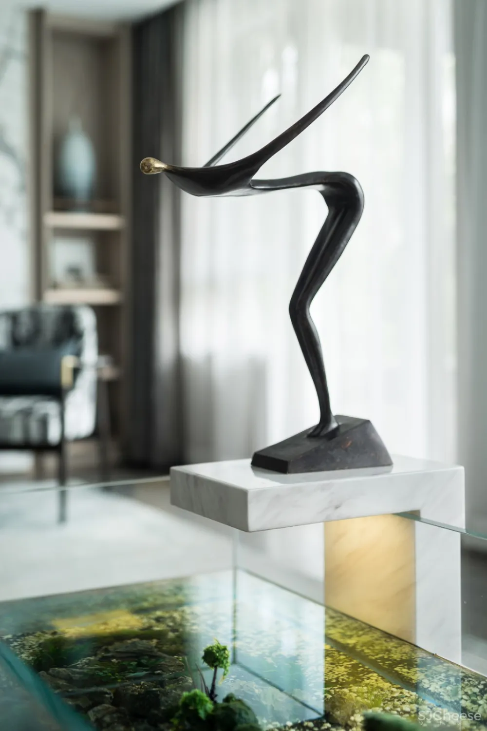 则灵艺术丨熙湖悦著353㎡跃层体验馆:趣味生活