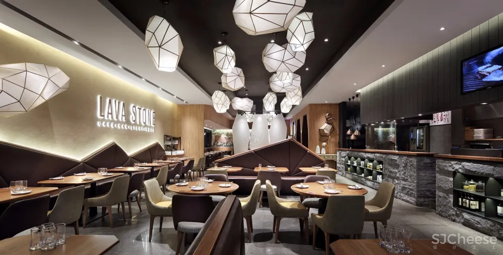 深圳餐饮空间【艺鼎新作】身处浮光里,沉心如原石