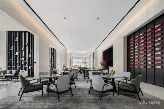 李益中空间设计新作 | 1000㎡俊逸灵动的美学馆体验式的“去销售化”售楼空间,融功能性于艺术氛围中!