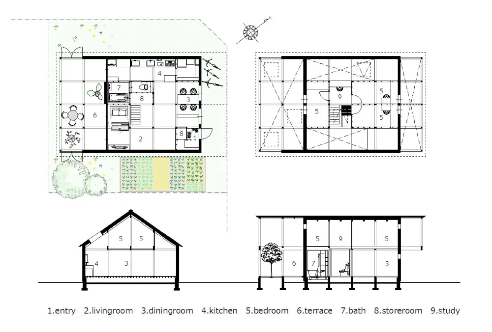 高木贵间建筑设计事务所 | 新川住宅