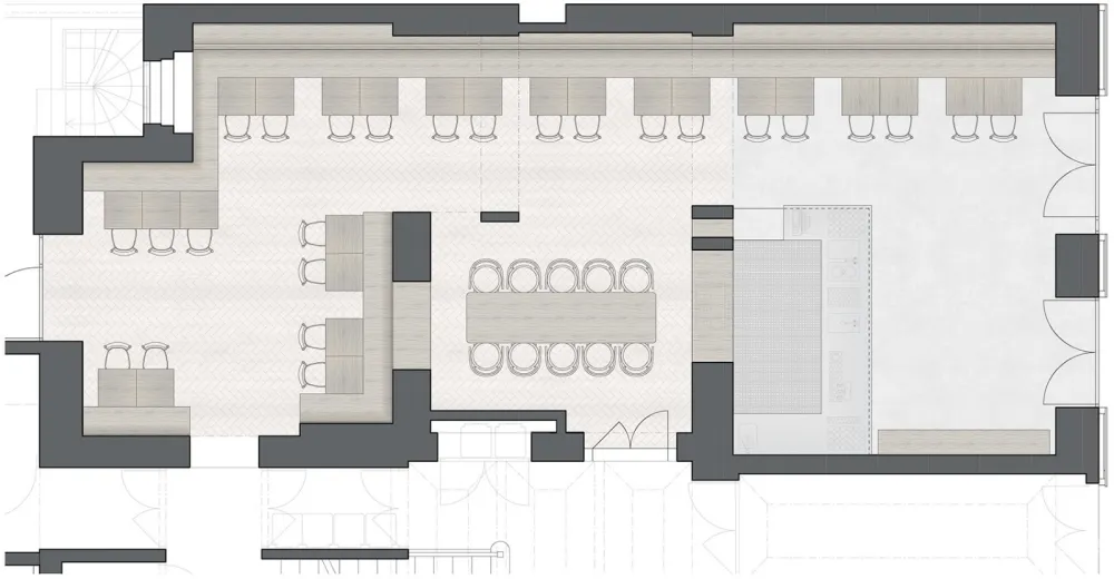 新作 | mar.s architects：布拉格 Výčep餐厅