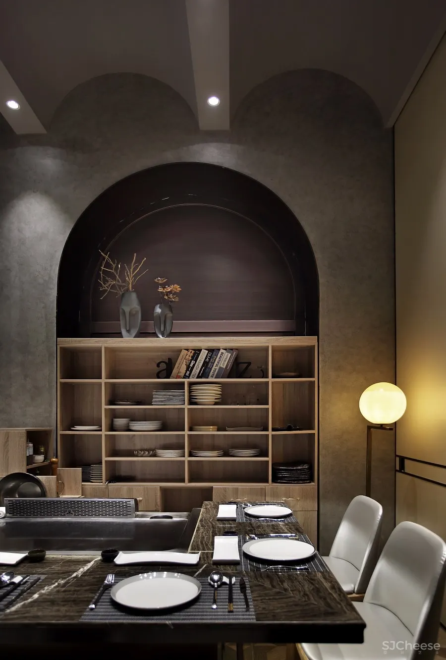 餐饮空间设计，艺鼎新作，雅玛花式铁板烧