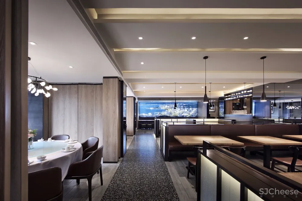 餐厅空间设计【艺鼎新作】晓升，一场撩拨情感的视觉与味觉的温馨体验