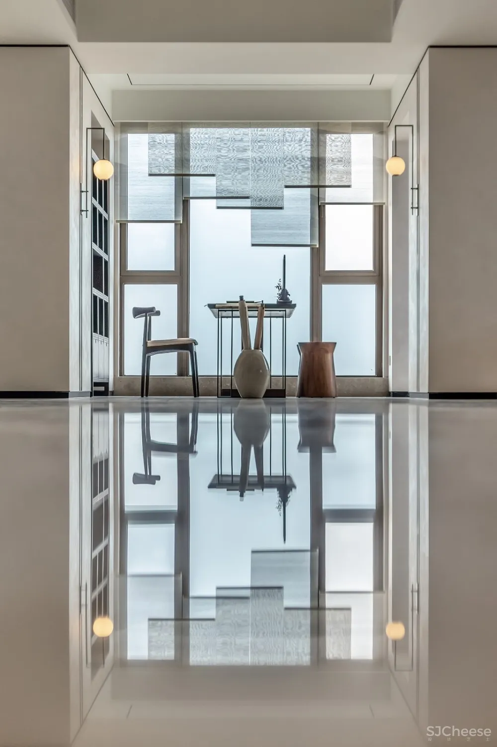 鸿艺源设计丨深圳壹方中心私宅:静雅新中式,风韵自清逸