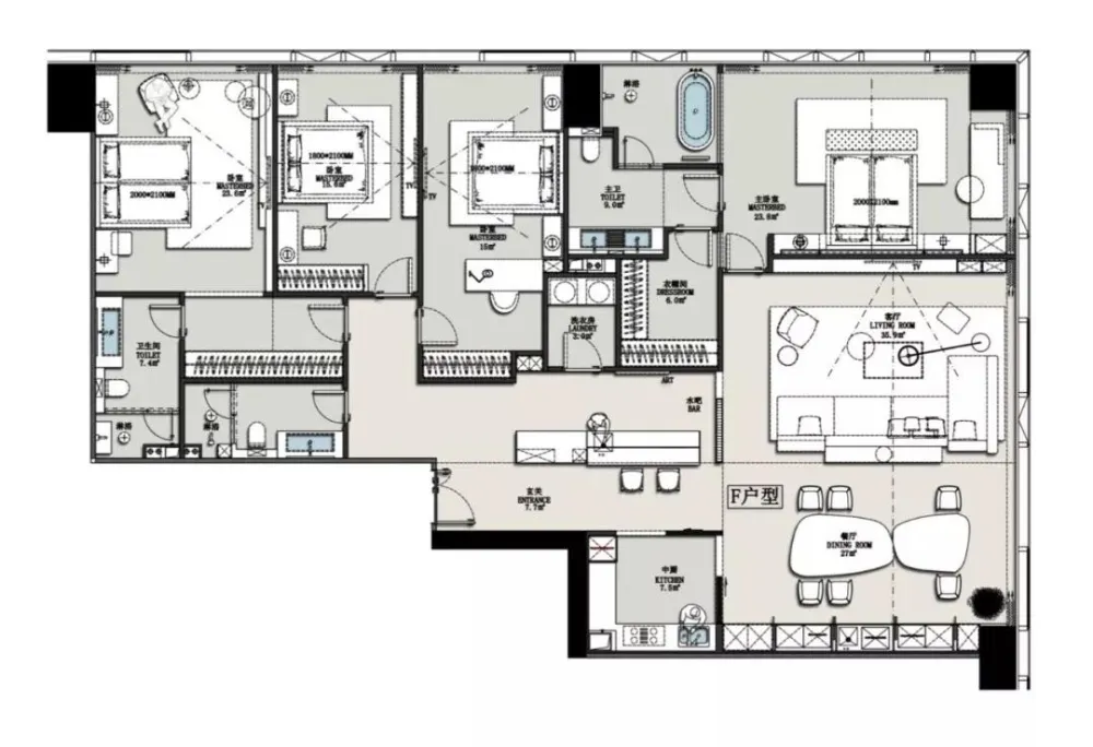 新作 | DIA丹健 x 深圳前海双子湾:超豪新地标! 330m² 顶级大平层