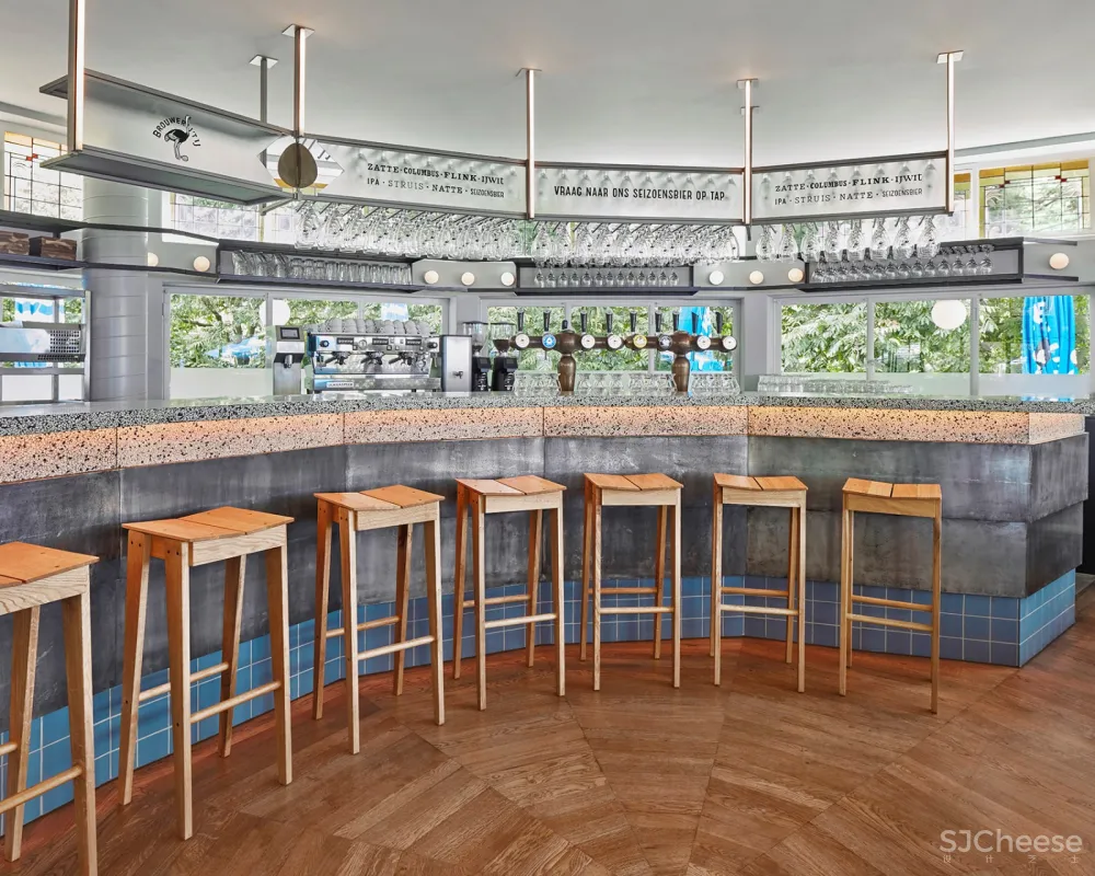 新作 | Studio Modijefsky:阿姆斯特丹 Blauwe Theehuis酒吧餐厅