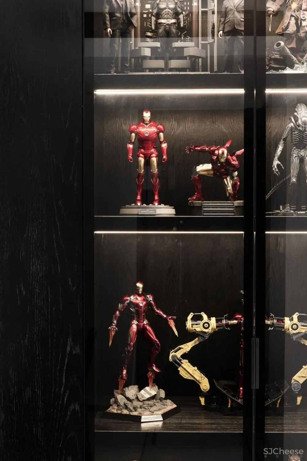 力设计 新作丨手办一面墙 江边一套房