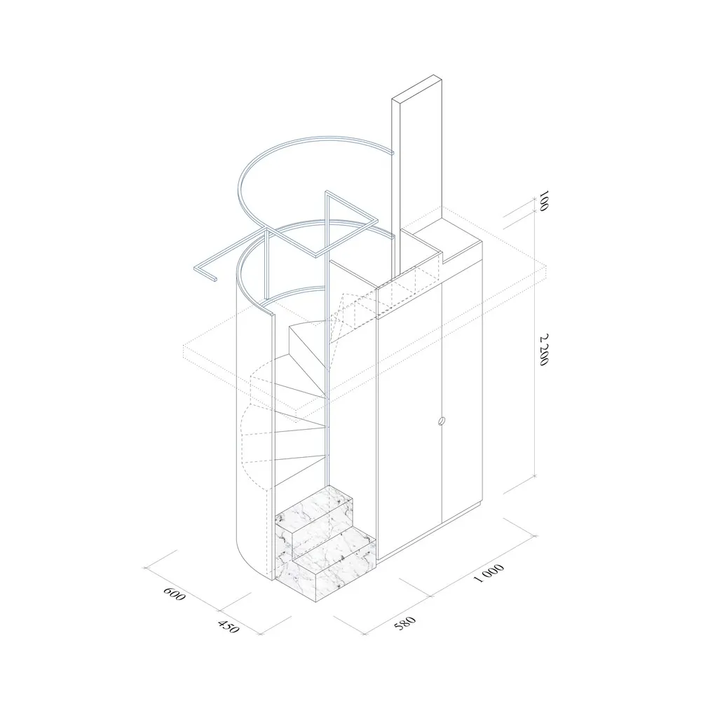 untitled architecture | 米兰住宅顶层改造