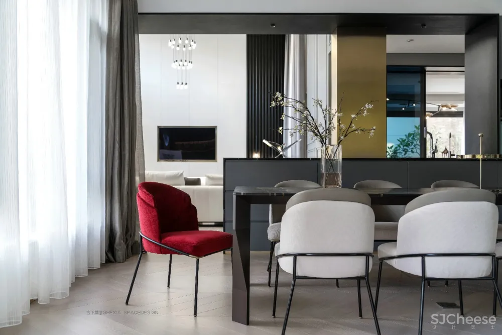 【宁洁设计作品 | 一半冷艳 · 一半迷红 】