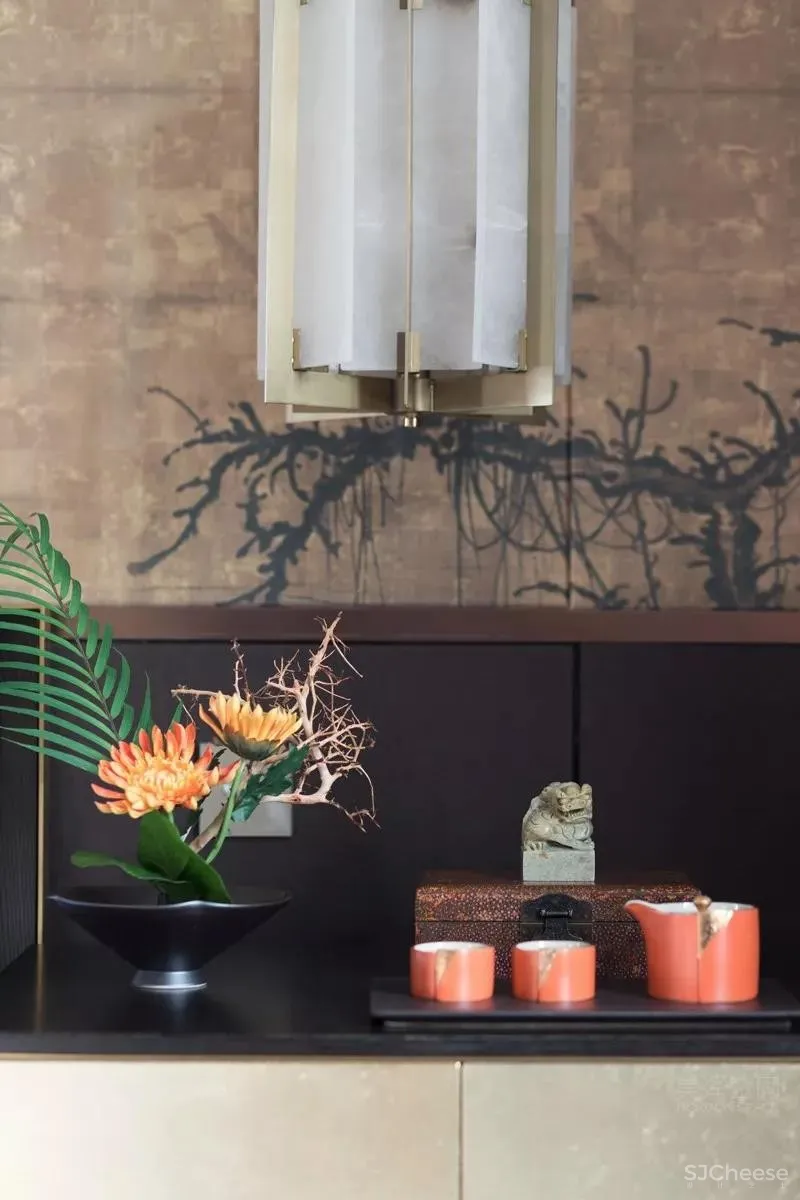 415㎡新中式别墅样板间设计，气度非凡！