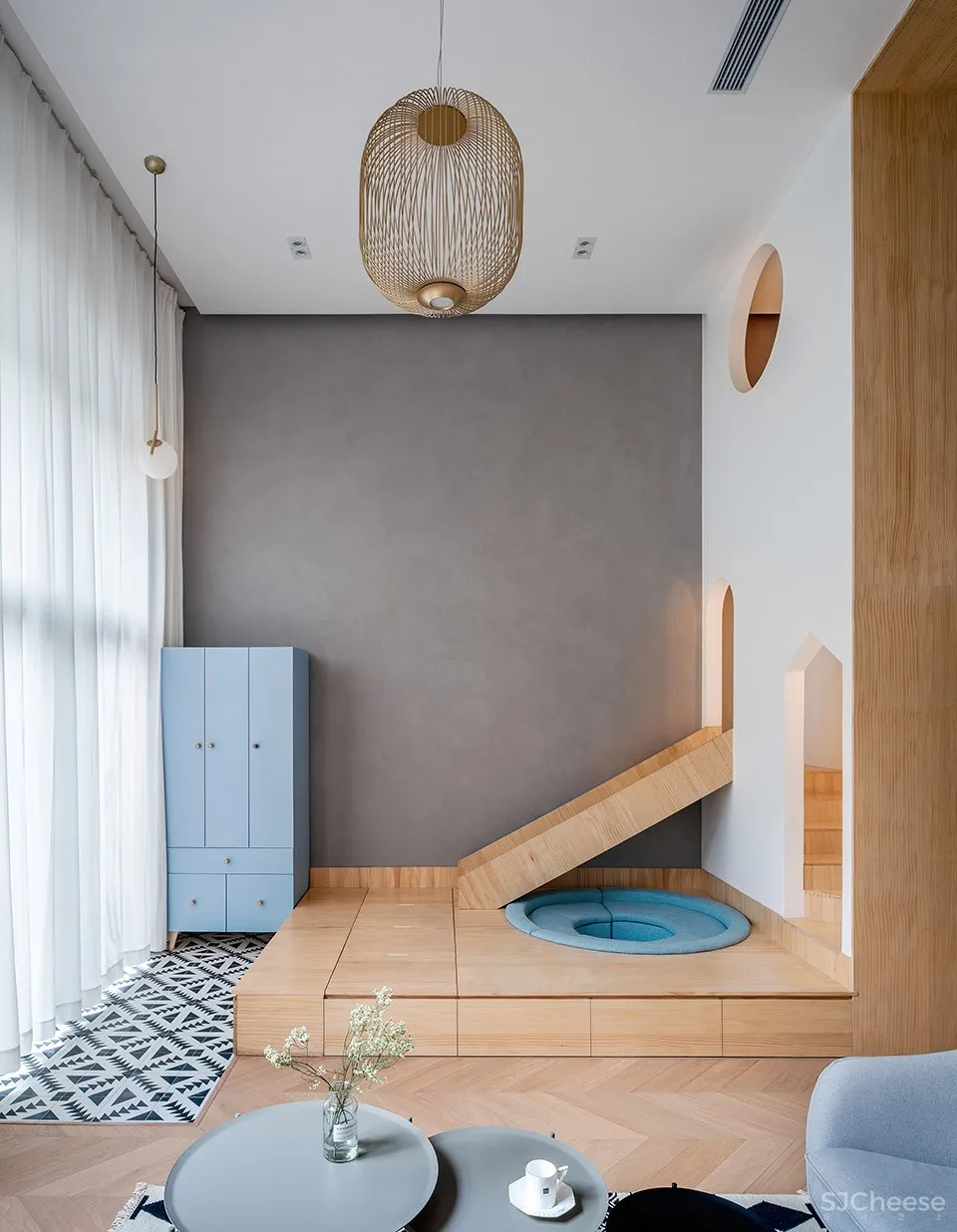 新作 | 大海小燕设计工作室：上海 几何空间 – 二娃乐园