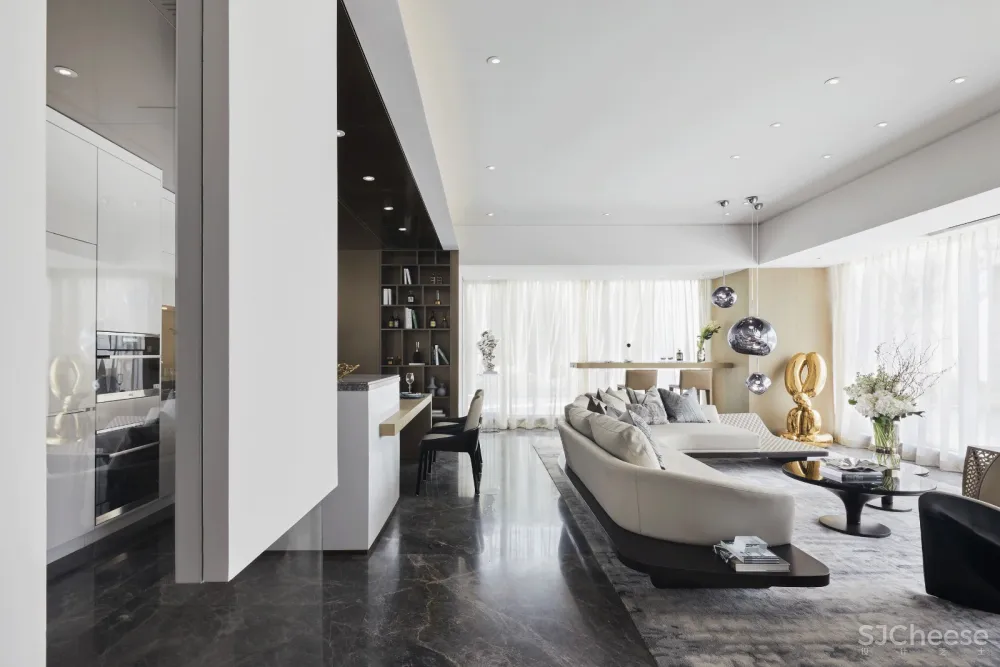 CCD&朴悦设计联袂新作 | 170㎡顶级大平层公寓设计,打造极致细节!