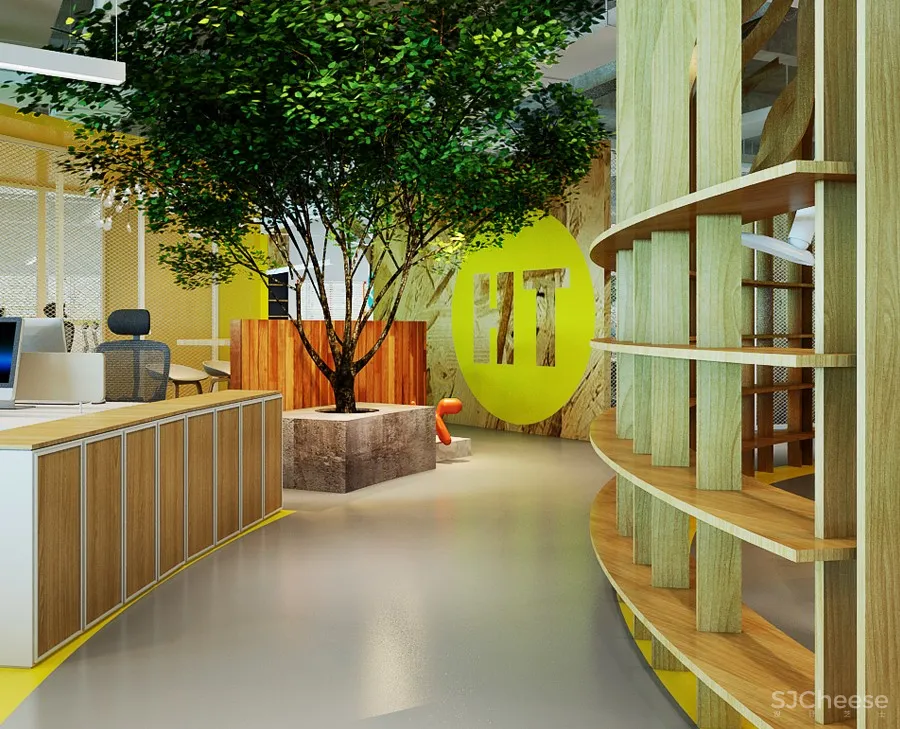 充满森林气息的创意办公空间—苏州现象空间设计