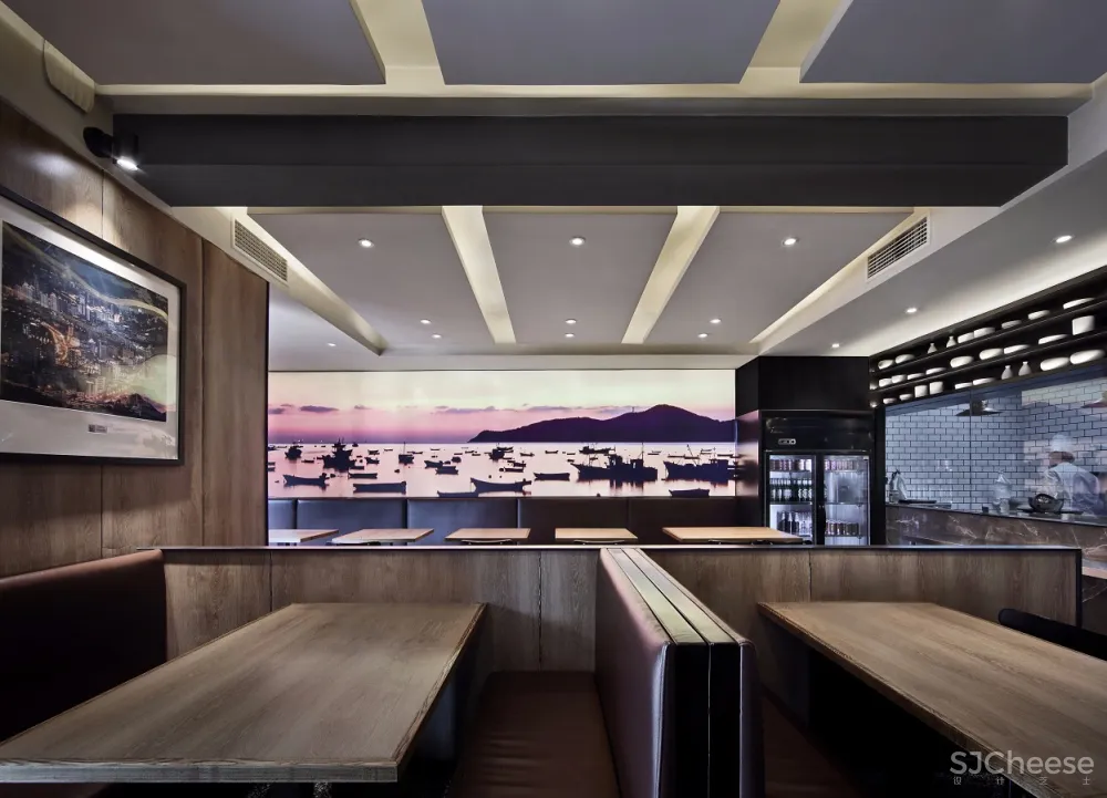 餐厅空间设计【艺鼎新作】晓升，一场撩拨情感的视觉与味觉的温馨体验