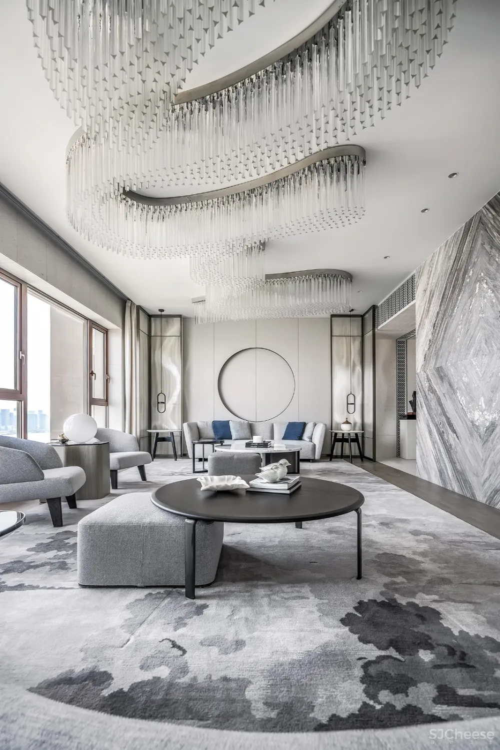 鸿艺源设计丨深圳壹方中心私宅:静雅新中式,风韵自清逸