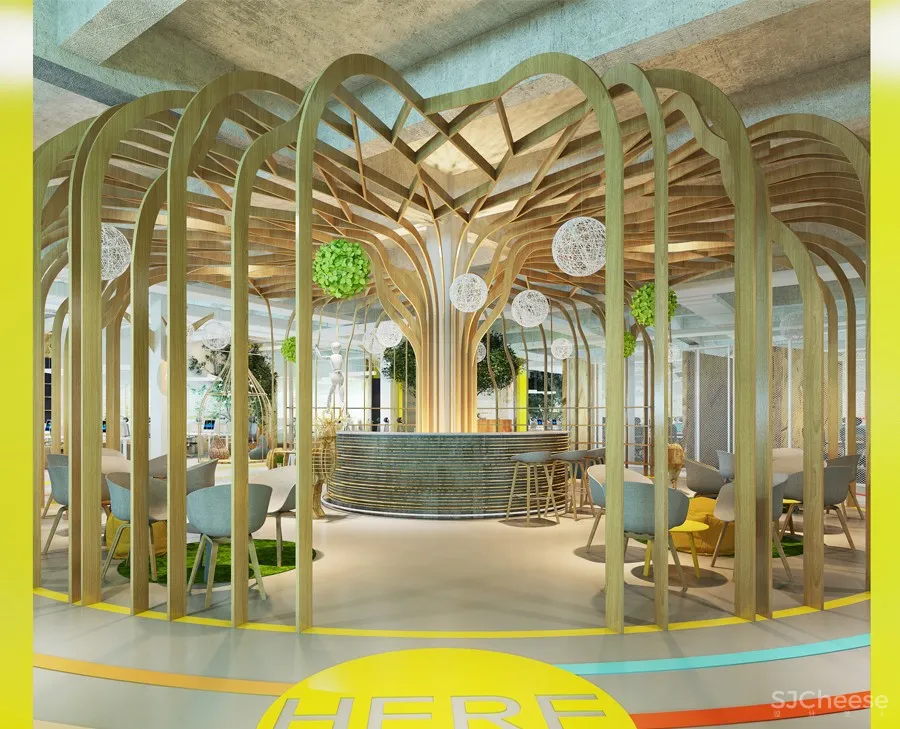 充满森林气息的创意办公空间—苏州现象空间设计