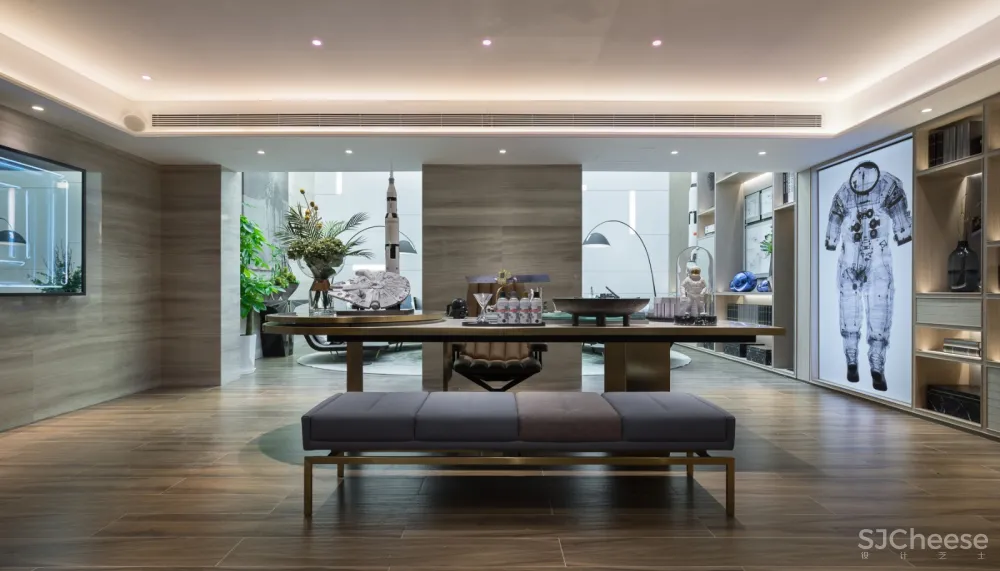 则灵艺术丨熙湖悦著353㎡跃层体验馆:趣味生活