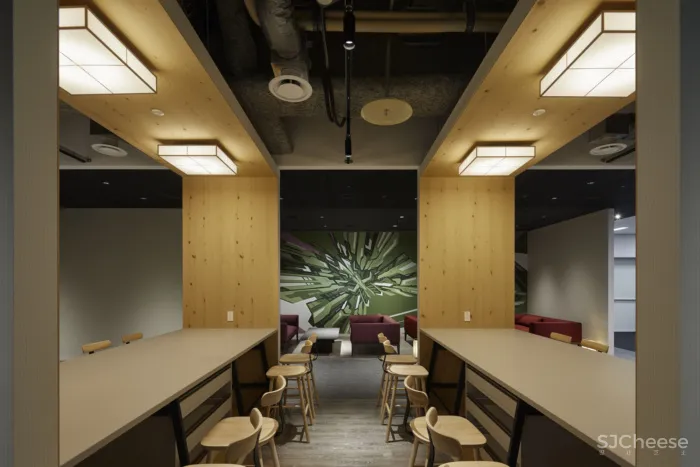 东京一间现代日式风格“绿洲”办公室