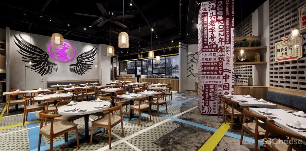 广东珠海餐厅空间设计“艺鼎新作”艺鼎X日日香 定义“潮味”生活方式