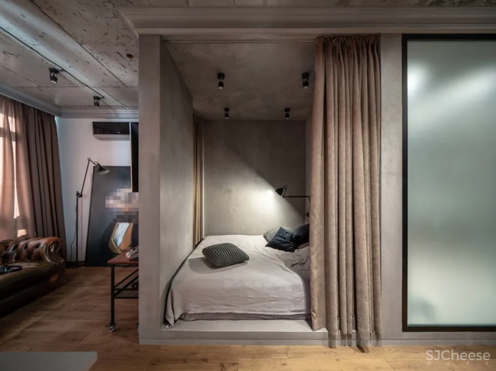 ZOOI | 一对年轻夫妇的42㎡时尚复古小宅