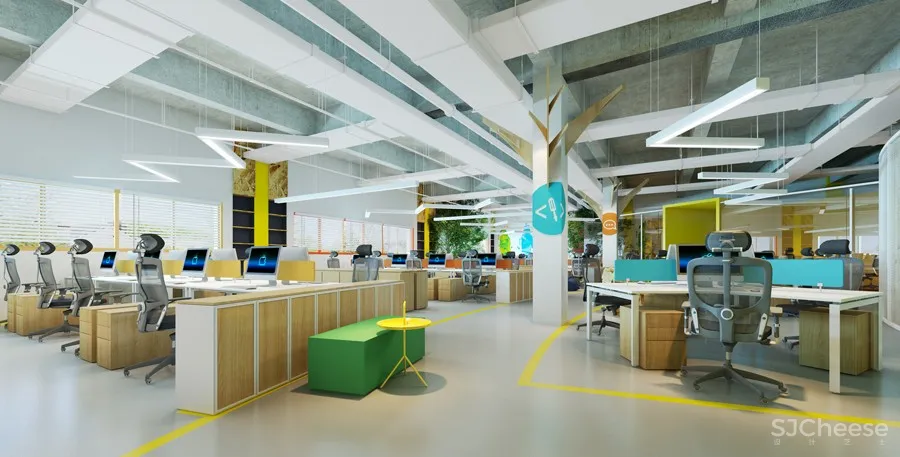 充满森林气息的创意办公空间—苏州现象空间设计